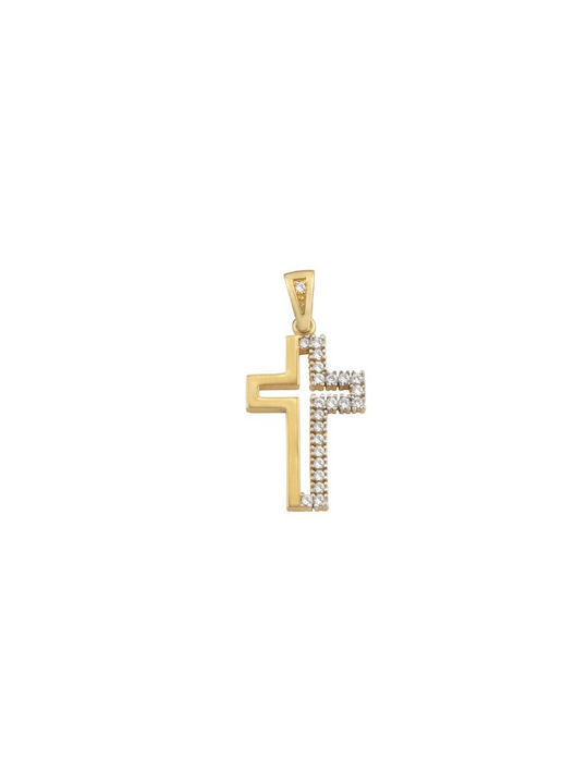 Gold Cross KTA509 for 9 Carat Woman