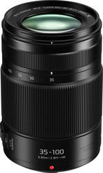 Panasonic Crop Camera Lens Lumix G X Vario 35-100mm f/2.8 II Power O.I.S. Standard Zoom / Tele Zoom for Micro Four Thirds (MFT) Mount Black