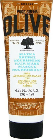 Korres Pure Greek Olive Μάσκα Μαλλιών για Ενυδάτωση 125ml