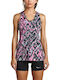 Saucony Daybreak Tanktop Women's Summer Blouse Sleeveless Multicolour