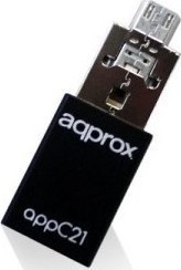 Approx APPC21 Cititor de Carduri USB 2.0 / micro USB pentru / /m/i/c/r/o/S/D/ / / / /