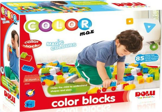 Dolu Τουβλάκια Color για 1.5+ Ετών 85τμχ
