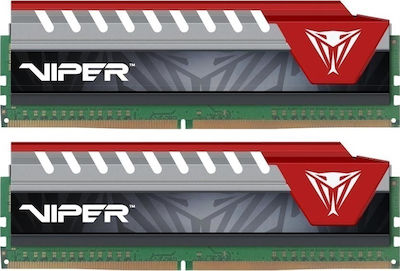 Patriot Viper Elite Series 8GB DDR4 RAM με 2 Modules (2x4GB) και Ταχύτητα 3200 για Desktop