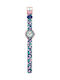 FlikFlak Kids Analog Watch London Flower with Fabric Strap Multicolour