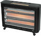 Saray 6040 Quartz Heater with Thermostat 2700W Black