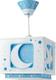 Ango Kids Plastic Single Ceiling Light E27 Moon Blue 23W