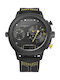 Weide Watch Battery with Black Fabric Strap WD10553