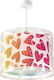 Ango Kids Plastic Single Ceiling Light E27 Cuore Multicolour 23W