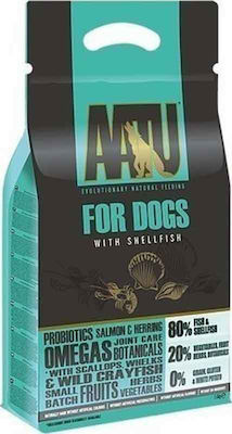 AATU Shellfish 10kg Dry Food Grain Free for Adult Dogs with Fish