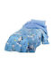 Disney Cuvertură pentru copii Semi Dublu Mickey Albastru 170x250cm