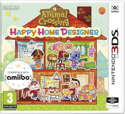 Animal Crossing Happy Home Designer 3DS Game