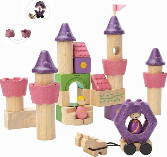 Plan Toys Blocks Fairy Tale Castle Wooden for 3+ Years 35pcs