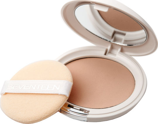 Seventeen Natural Silky Compact Powder Powder 8 Beige SPF15 12gr