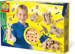 Ses Creative Wooden Construction Toy Σετ Ξυλοκατασκευών με Σφήνες