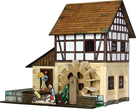 Walachia Wooden Construction Toy Timbered Watermill Nr.39 for 8+ years