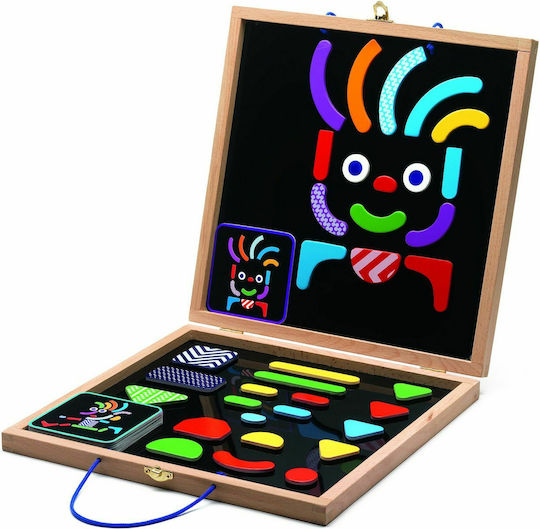 Djeco Magnetic Construction Toy Geobonhomme Kit for Children 4+ Years