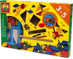 Ses Creative Wooden Construction Toy Σετ με Σφυρί for 3+ years