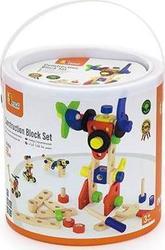 Viga Toys Wooden Construction Toy Construction Block Set 48τμχ for Children 3+ years+ Years Viga Toys Wooden Construction Toy Construction Block Set 48τμχ for Children 3+ years+ Years