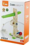 Viga Toys Joc de construcție din lemn Crane pentru copii de 3++ ani