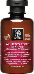 Apivita Women's Tonic Hippophae TC & Laurel Σαμπουάν κατά της Τριχόπτωσης για Όλους τους Τύπους Μαλλιών 250ml