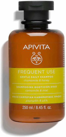 Apivita Gentle Daily Chamomile & Honey Shampoo Reconstruction/Nourishment & Hydration for All Hair Types 250ml
