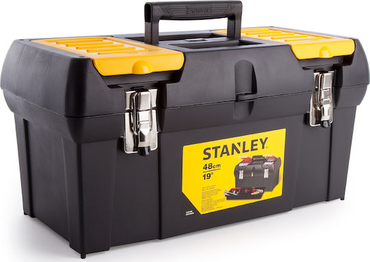 Stanley Series 2000 Hand Tool Case Plastic with Tobacco Case Dimensions: W48.9xD26xH24.8cm