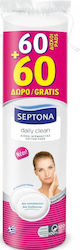 Septona Lady Care Make Up Remover Cotton Pads 2 x 60 τμχ