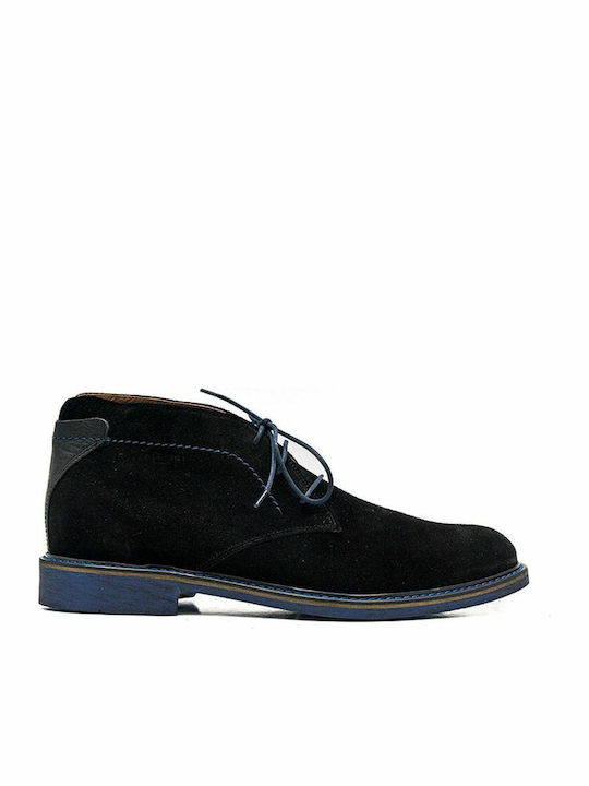 Damiani 403 Suede Negru Ghete barbati