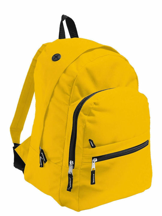 Sol's Express Yellow School Bag Backpack Junior High-High School in Yellow color 24.1lt