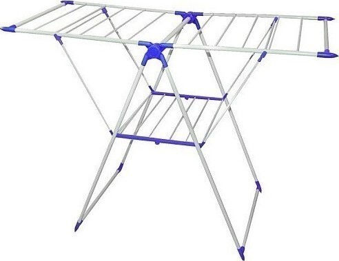 Newest YJ-004 Folding Floor Clothes Drying Rack Metallic with Hanging Length 35m