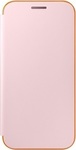 Samsung Neon Flip Cover Synthetic Leather Book Pink (Galaxy A3 2017)