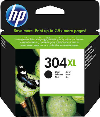 HP 304XL Μελάνι Εκτυπωτή InkJet Μαύρο (N9K08AE)