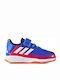 Messi Turf "Blue Blast" Kids Turf Soccer Shoes Blue