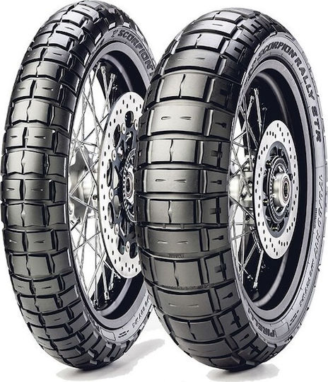 Pirelli Scorpion Rally STR 110/80-19 59V Tubeless On-Off Λάστιχο Μοτοσυκλέτας Μπροστινό