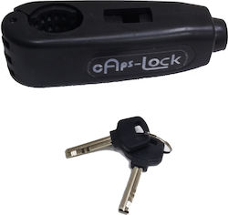 Caps Lock Motorcycle Lever Lock in Black