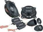 Ground Zero Set Auto-Lautsprecher Autolautsprecher 4" mit 80W RMS (2 Weg)