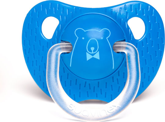 Suavinex Bear Schnuller Silikon Blau für 18+ Monate