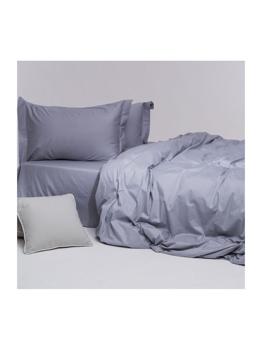 Aslanis Home Duvet Cover King 240x260 Lilac Grey 077555