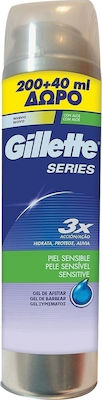 Gillette Sensitive Αφρός Ξυρίσματος με Αλόη για Ευαίσθητες Επιδερμίδες 240ml