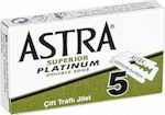 Astra Superior Platinum Double Edge Ανταλλακτικές Λεπίδες 5τμχ