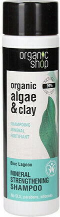 Organic Shop Organic Algae & Clay Shampoos against Hair Loss for All Hair Types 280ml