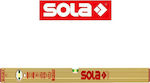 Sola AZ 180 Spirit Level Aluminum 180cm with 2 Eyes