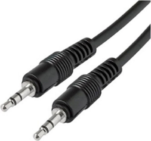MediaRange 3.5mm Jack Cable 3.5mm Male - 3.5mm Male Black 1m MRCS140