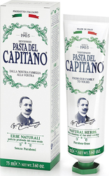 Pasta del Capitano Natural Herbs Toothpaste for Plaque Removal Herbal for Deep Cleaning 75ml