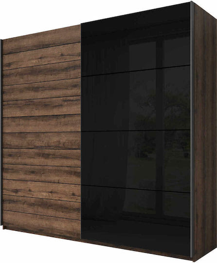 Kappa Δίφυλλη Ντουλάπα Συρόμενη 220x61x210cm
