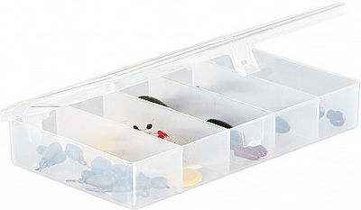 Plano 3452 Tool Compartment Organiser 6 Slot Transparent 35x18x12cm