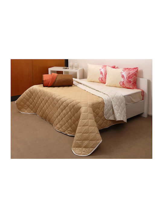 Viopros Single Quilt 160x240cm Two-tone Cream 3...