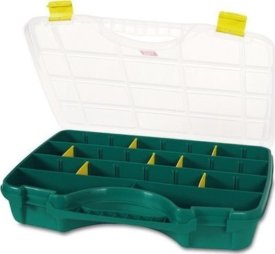 Tayg 24-26 Organizator pentru Compartimentul de Unelte cu Compartimente Reglabile Verde 46x35x8.1cm.