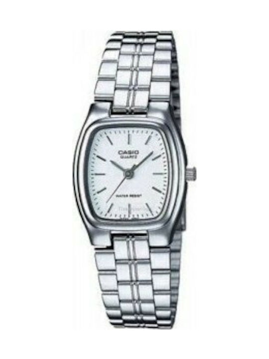 Casio Uhr mit Silber Metallarmband