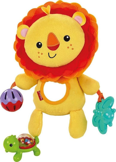 Fisher Price Pendant Toy for Car with Teether and Mirror Soft Lion Cub for 3++ Months CGN89